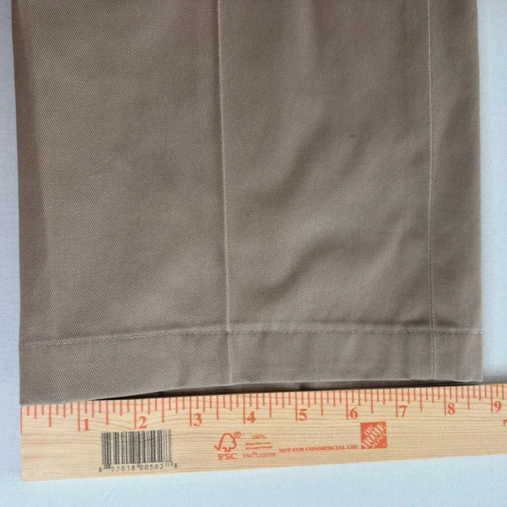 Jos A Bank Travelers Pants Mens 34x34 Tailored Fit Tan Khaki Cotton Chino Pants